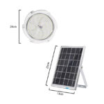 PANEL SOLAR DE 200W LUZ BLANCA Y AMARILLA